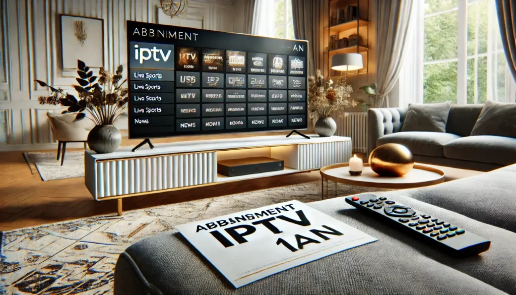 Abonnement IPTV 1 an