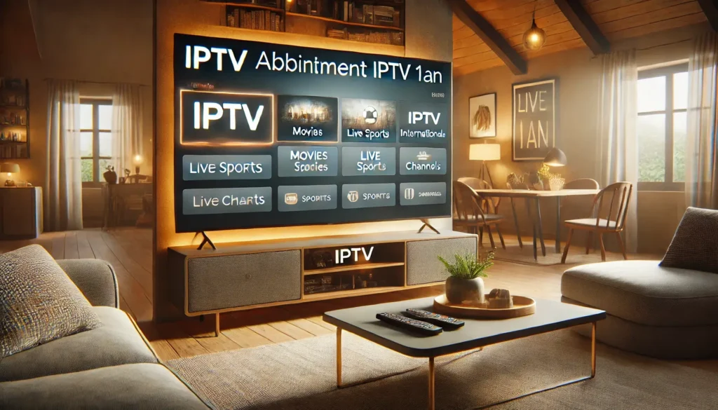 Abonnement IPTV 1 an